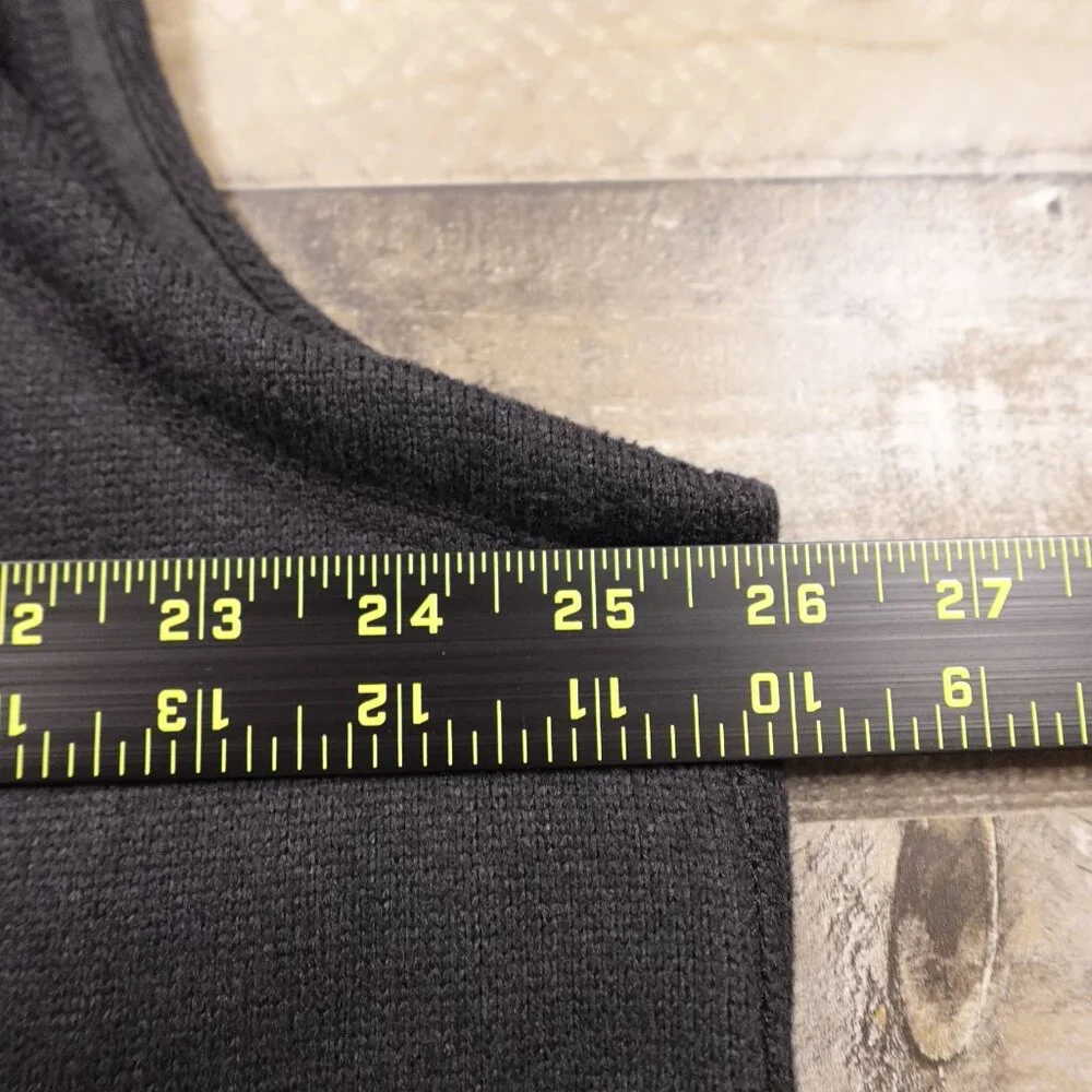 The North Face Black Fleece Vest‎ Men’s XXL – Fall River Foundry Logo